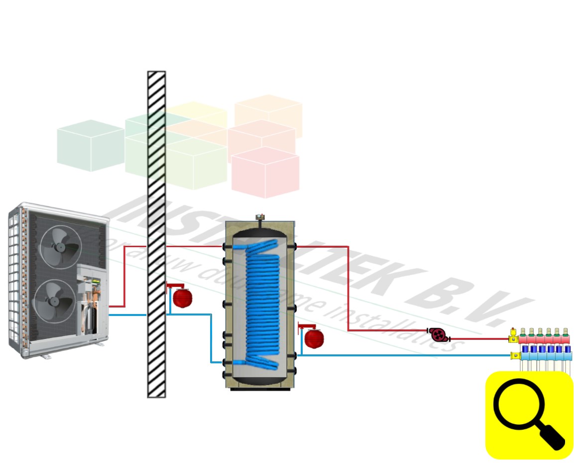 Installtek - Aansluitschema Warmtepomp